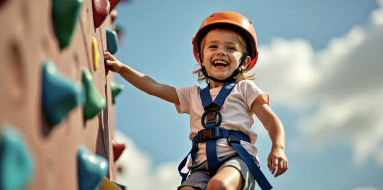 Watch Your Child Build Confidence with Climbing and Flying Adventures